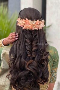 hair style girl for wedding