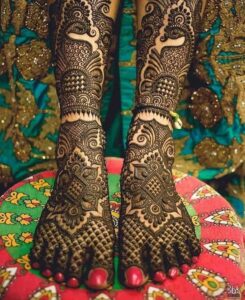 Leg Mehandi Design