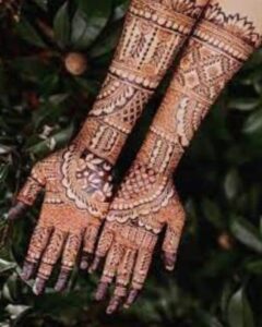 Bridal Front Hand Mehndi Designs