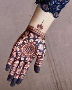 Bridal Front Hand Mehndi Designs