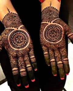 Bridal Front Hand Mehndi Designs