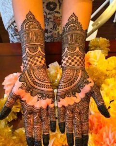 Bridal Front Hand Mehndi Designs