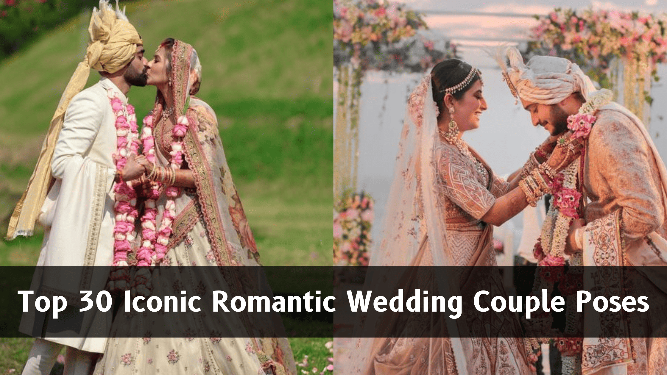 romantic wedding couple poses