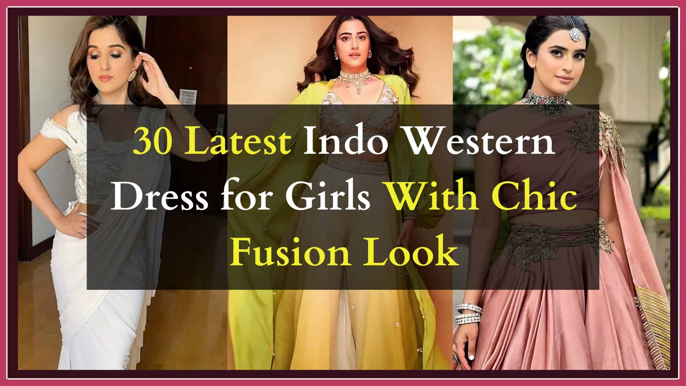 Indo Western Dress for Girls