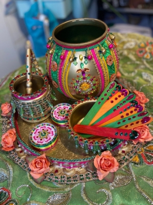 Mehndi Thali Decorations