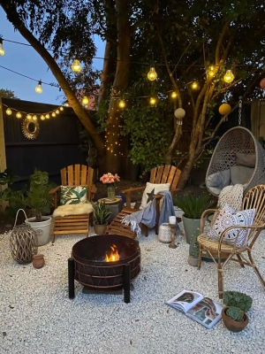 String Lights Terrace Decoration